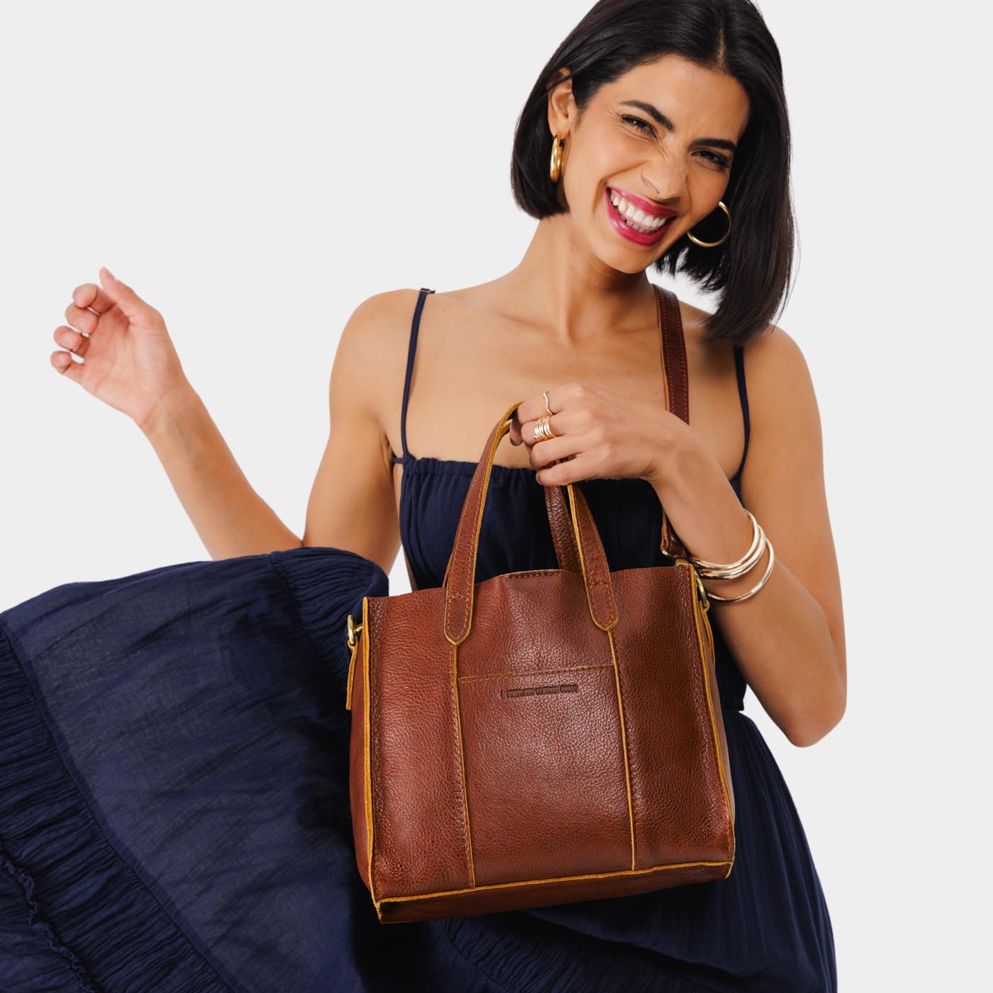 Almost Perfect Lola Crossbody Tote Bag - Stylish Women's Leather Purse for Work, Travel & Everyday Use | Fashionable Shoulder Bag with Multiple Pockets