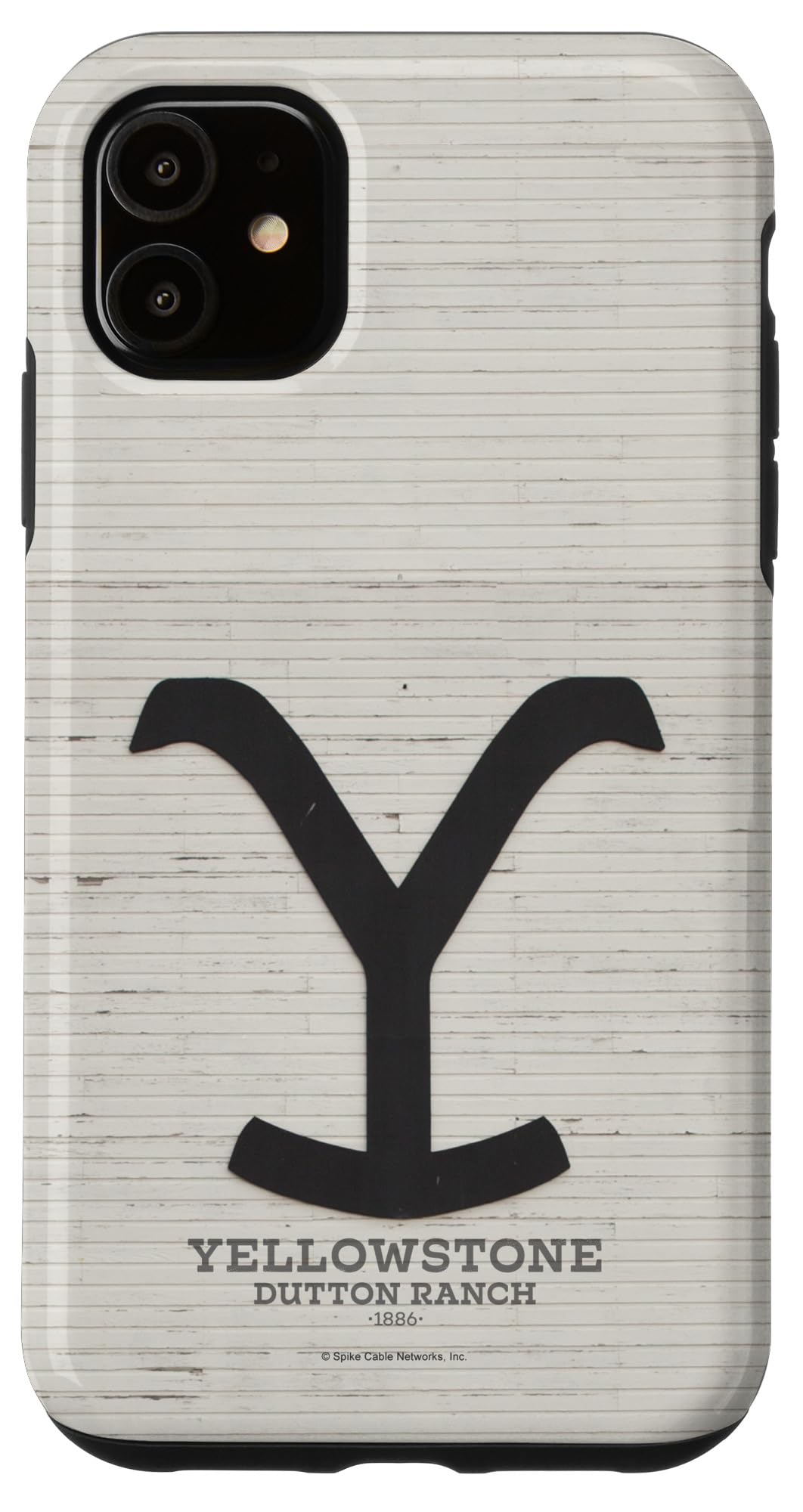iPhone 11 Case - Yellowstone Dutton Ranch White Barn Design - Durable Protective Cover for iPhone 11 - Perfect for Fans of Yellowstone TV Show & Ranch Lifestyle