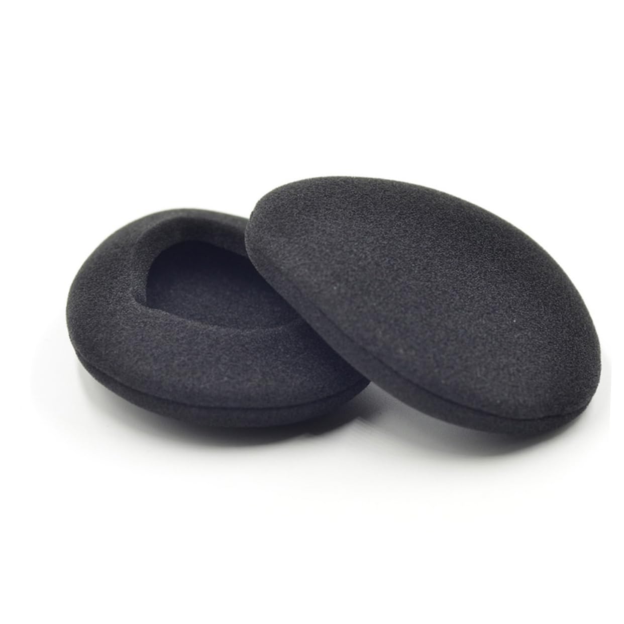 24 Pcs Replacement Headphone Ear Cushions - Soft Sponge Pads for Wired Headsets (Black) - Comfortable Fit for Music, Gaming & Office Use