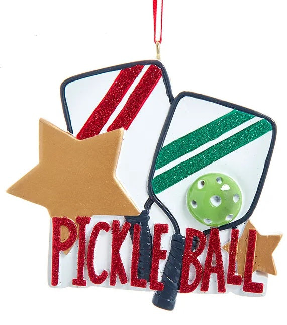 Personalized Pickleball Ornament - Custom Christmas Tree Decor for Pickleball Lovers & Players - Perfect Gift for Holidays, Tournaments & Sports Enthusiasts