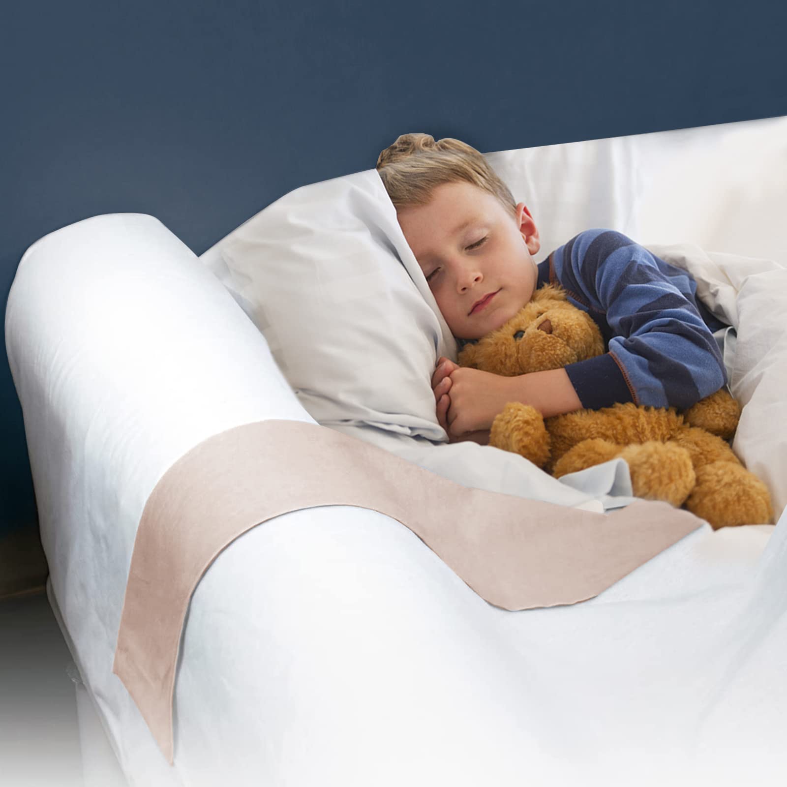 YIHATA Toddler Bed Bumpers - 1 Pack Safety Bed Rail for Kids, Non-Slip Water Resistant Washable Foam Bed Guard for Twin/Queen/King/Full Size Beds - Perfect for Childproofing & Preventing Falls During Sleep