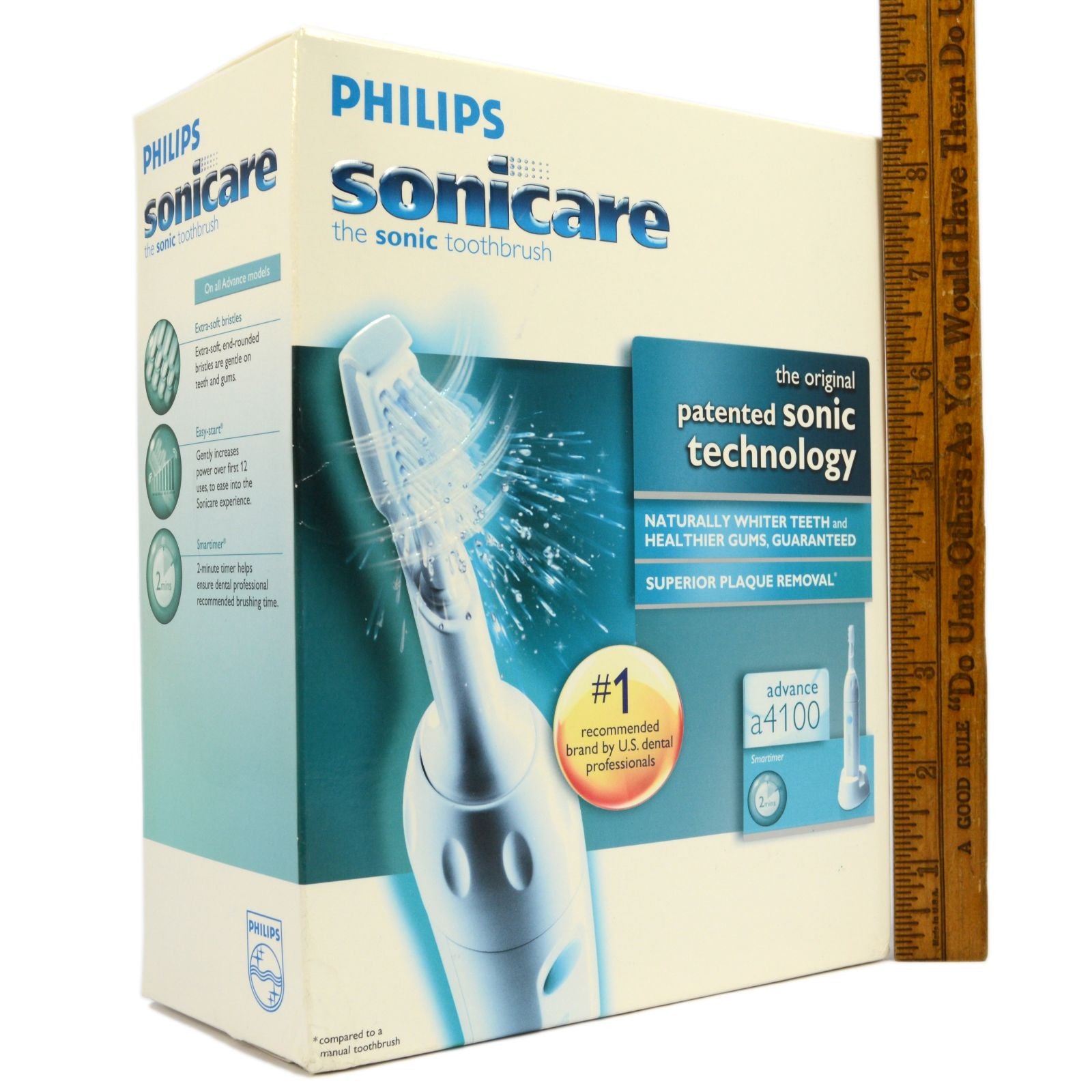 New in Box Philips Sonicare HX4101 Advance A4100 Sonic Electric Toothbrush - Perfect for Travel & Daily Oral Care