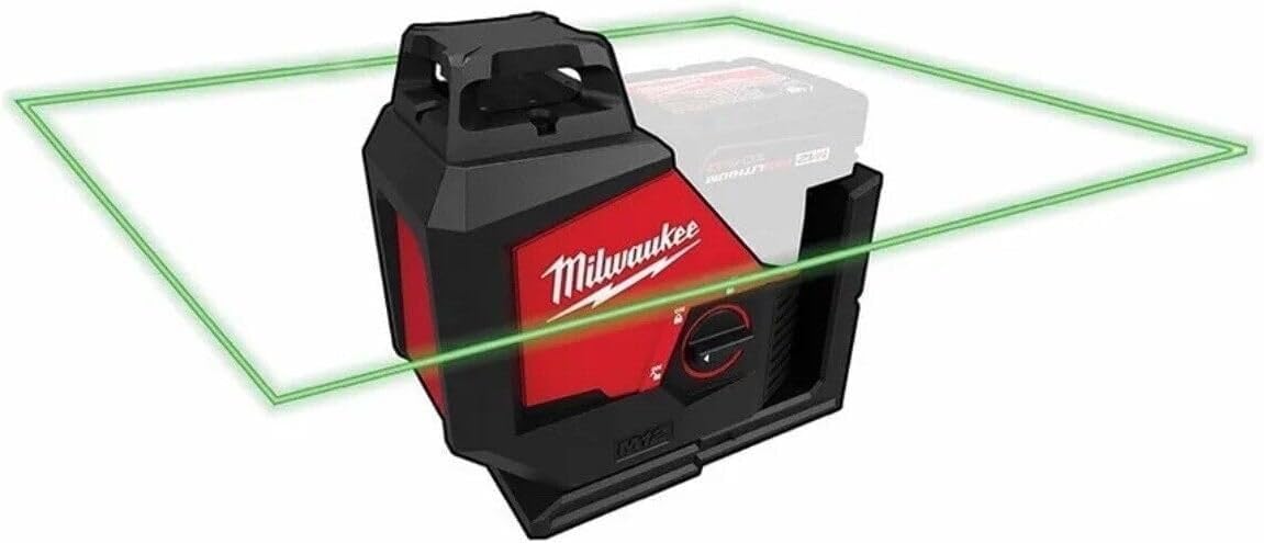 Milwaukee 3631-20 M12 Green Single Plane Laser Level - Perfect for Construction, DIY Projects, and Home Renovations