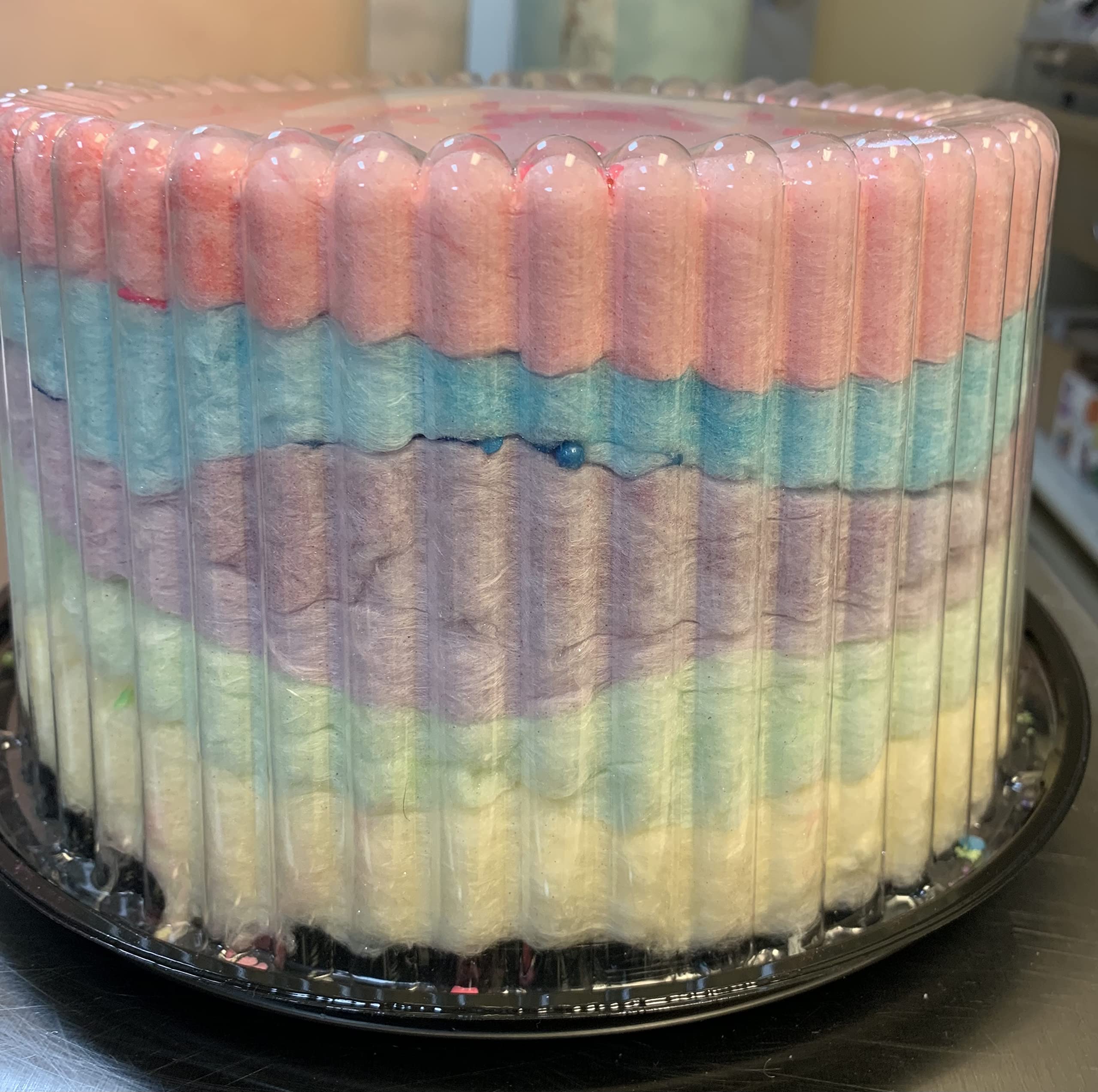 Rainbow Unicorn Cotton Candy Cake - Sweet & Fluffy Birthday Cake for Kids, Girls, Unicorn Themed Parties - Perfect for Birthdays, Baby Showers & Celebrations