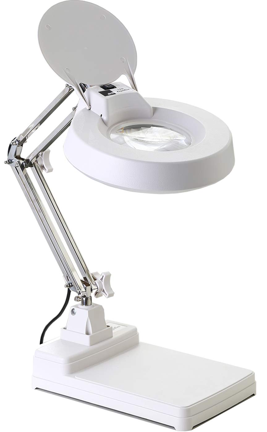 Gynnx 10X LED Magnifying Desk Lamp with 4200 Lumens & 5