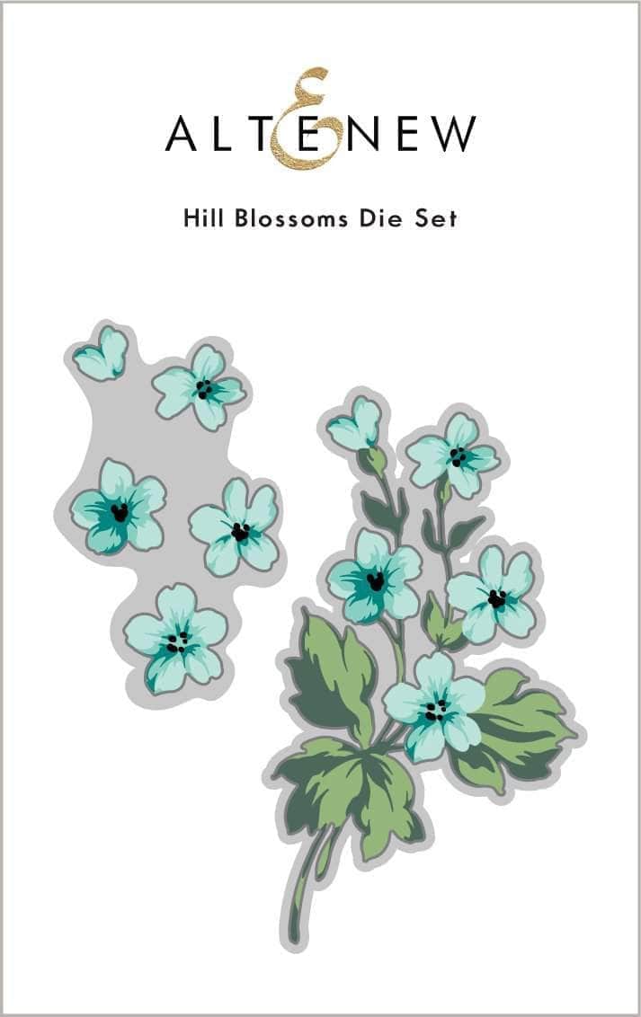Premium Hill Blossoms Die Set for Card Making & Scrapbooking - Floral Crafting Tools for DIY Greeting Cards, Invitations, and Paper Crafts