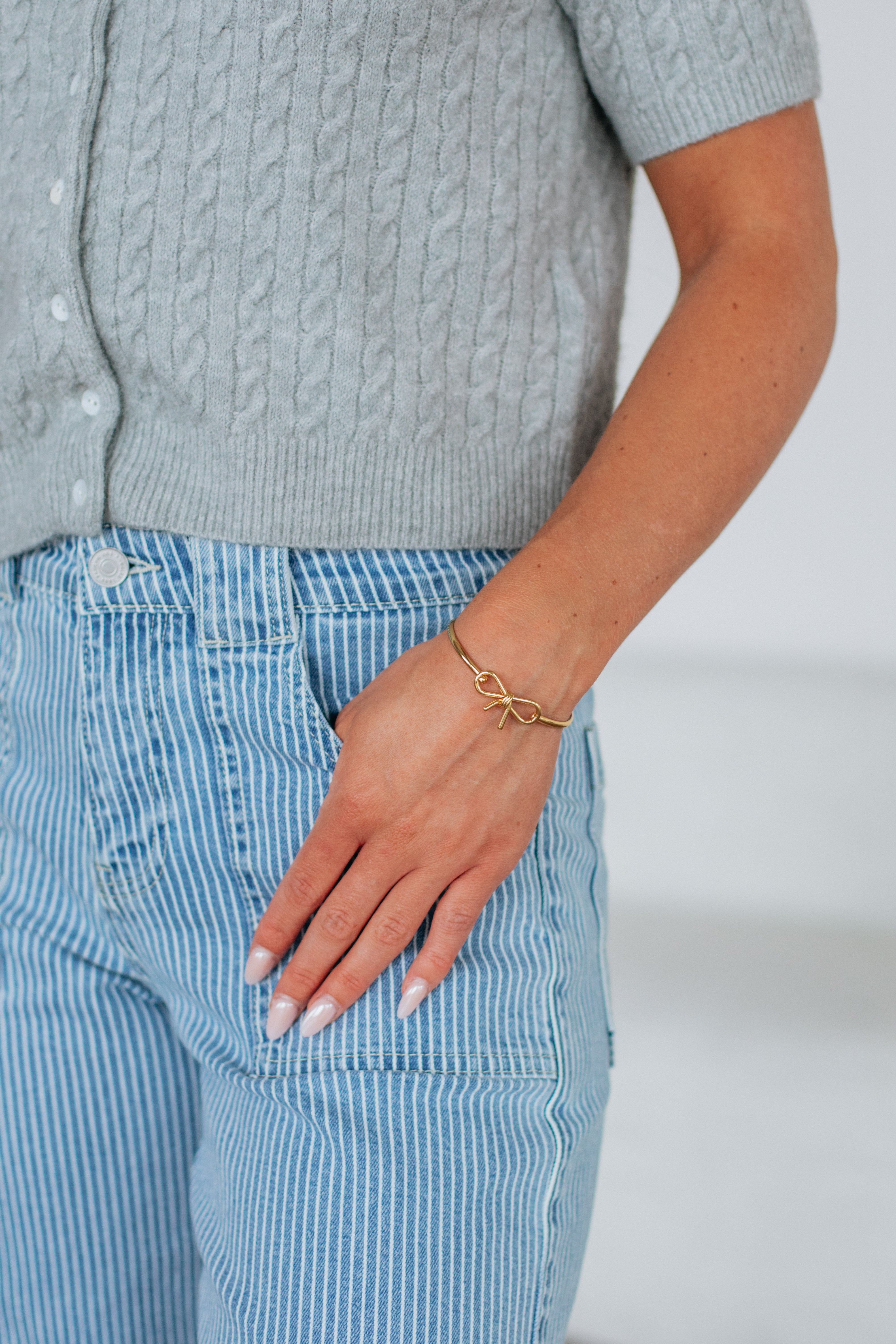 Bailea Bangle Bracelet for Women - Elegant Adjustable Cuff Bracelet Jewelry Gift for Her - Perfect for Parties, Weddings & Everyday Wear