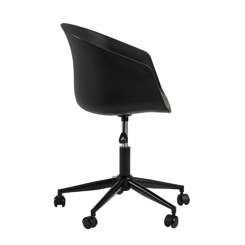Ergonomic LIDAN Office Chair with Adjustable Height - Black - Perfect for Home Office, Gaming & Workspace Comfort