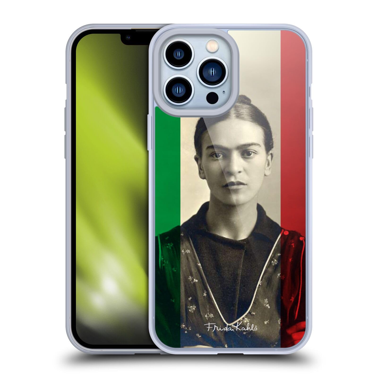 Officially Licensed Frida Kahlo Young Portraits & Quotes Soft Gel Phone Case for Apple iPhone 13 Pro Max - Artistic Protection for Everyday Use, Perfect Gift for Art Lovers