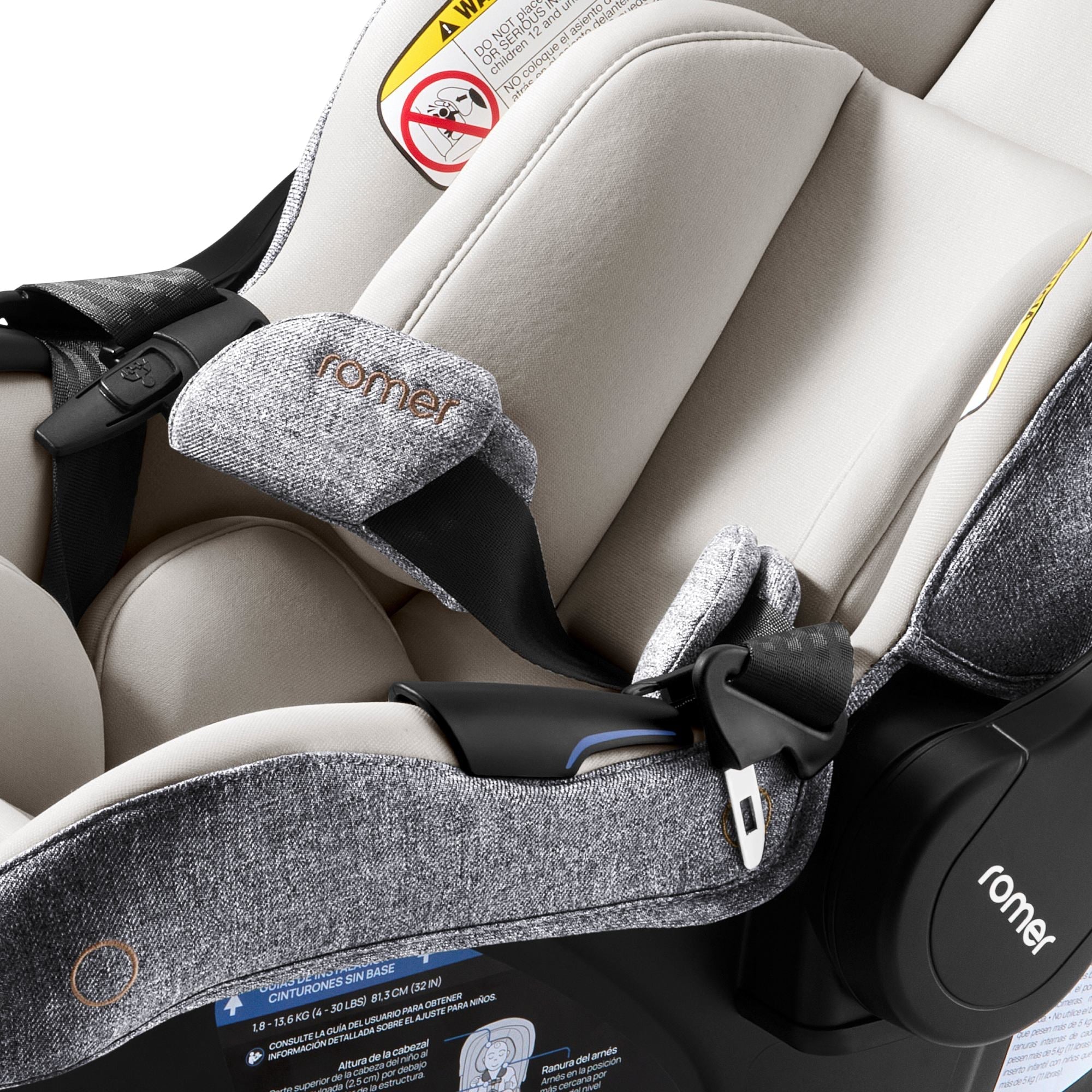 Romer Juni Infant Car Seat with Versa Base - Safe & Lightweight Baby Car Seat for Newborns to 35 lbs - Easy Installation for Cars, Travel & Daily Commute
