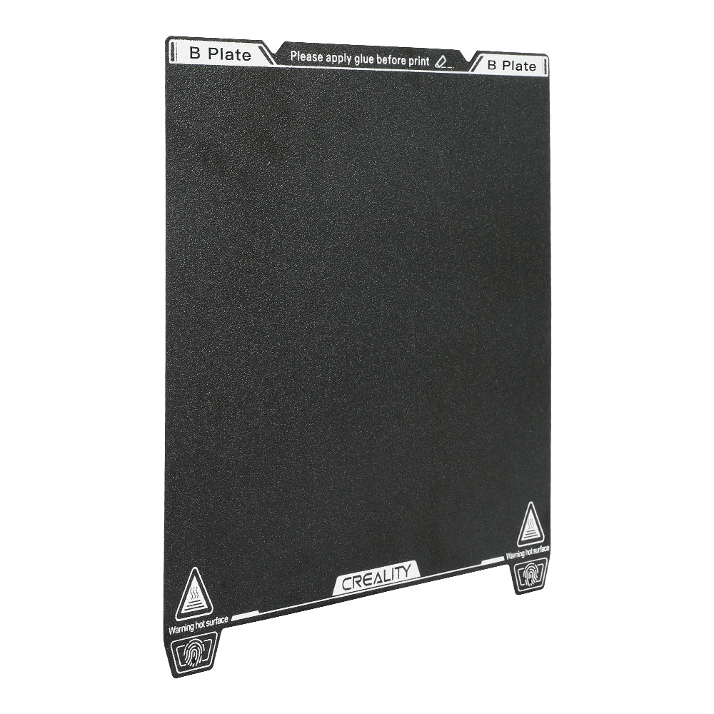 Creality K1 Max PEI & PET Spring Steel Build Plate 315x310mm - Magnetic Flexible Heated Bed with Textured PEI Sheet - Compatible with Creality K1 Max 3D Printer - Perfect for High-Temperature ABS, PLA, PETG Printing - Fast AU Stock