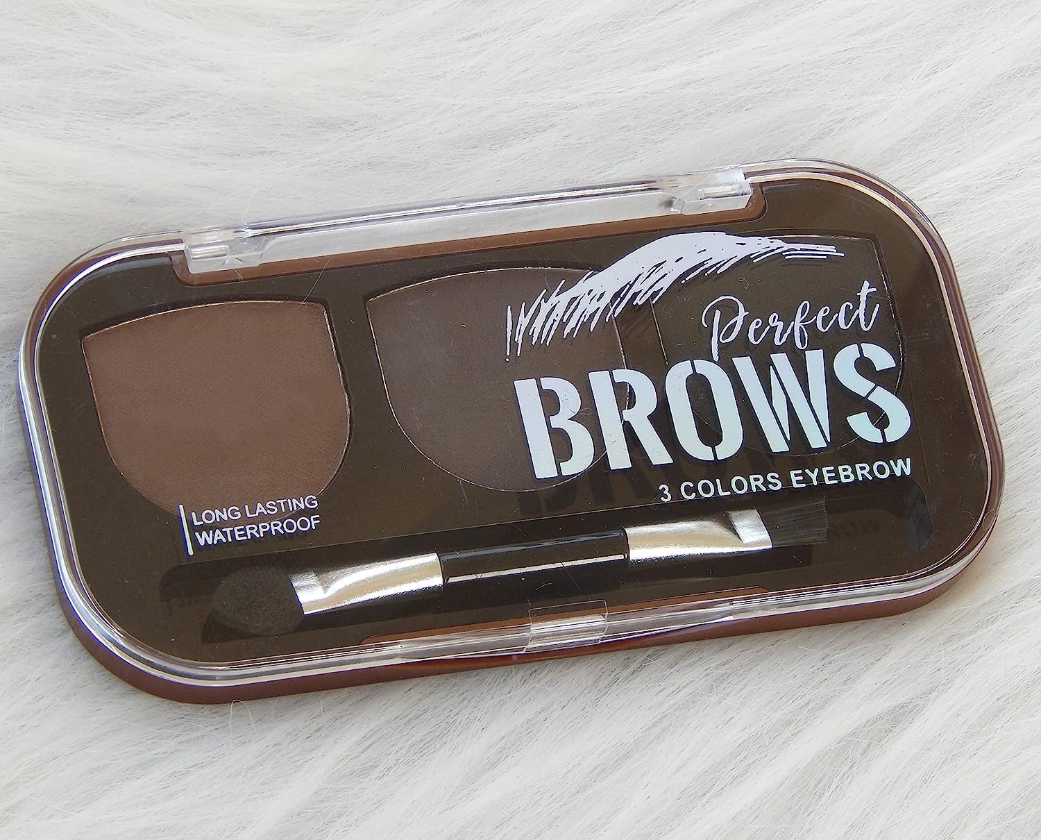 3 in 1 Eyebrow Powder Cake Palette - Waterproof & Long Lasting Eyebrow Makeup Kit with Blendable Colors, Travel-Friendly Compact (9g) | Perfect for Daily Use, Travel, and Professional Makeup Application