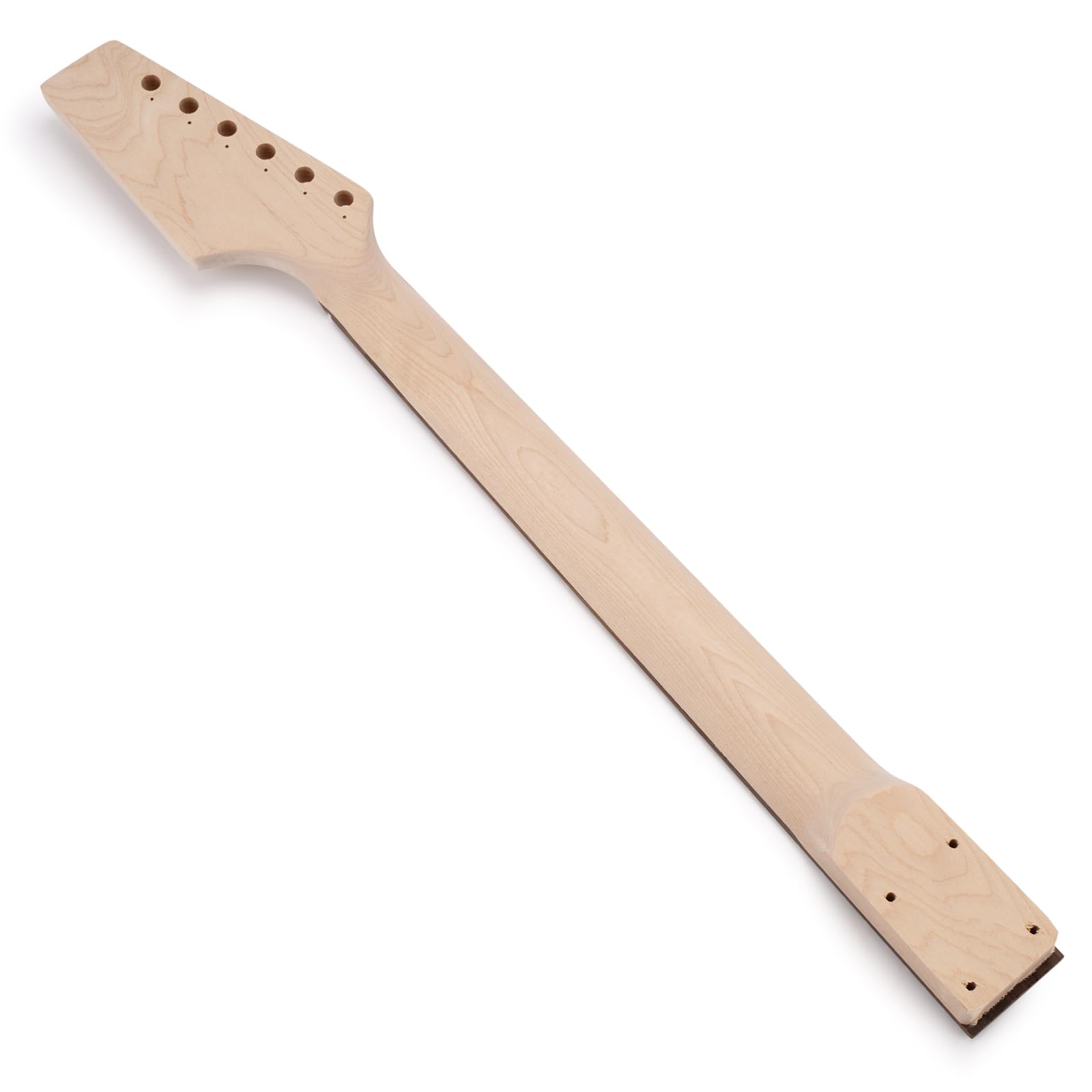 ZEFF DIY Electric Guitar Kit with Basswood Body - 6 String Electric Guitar with Maple Neck & Fretboard, S-S Pickups, Adjustable Bridge System - Complete All-in-One Kit for Beginners & Hobbyists - Perfect for Home Practice, Studio Recording & DIY Projects