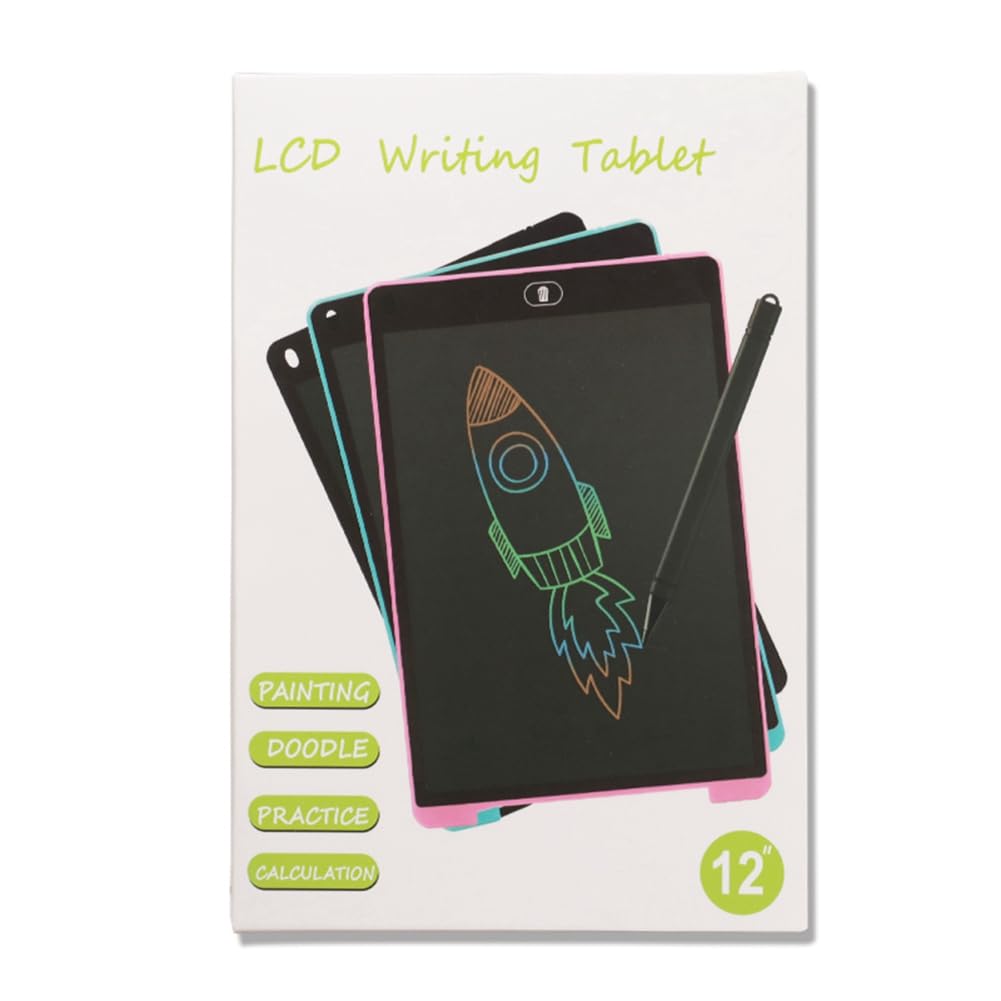 SVRITE LCD Writing Drawing Board for Kids - 10 Inch Color Screen Handwriting Tablet, Erasable & Portable Doodle Pad - Perfect for School, Travel, and Creative Play