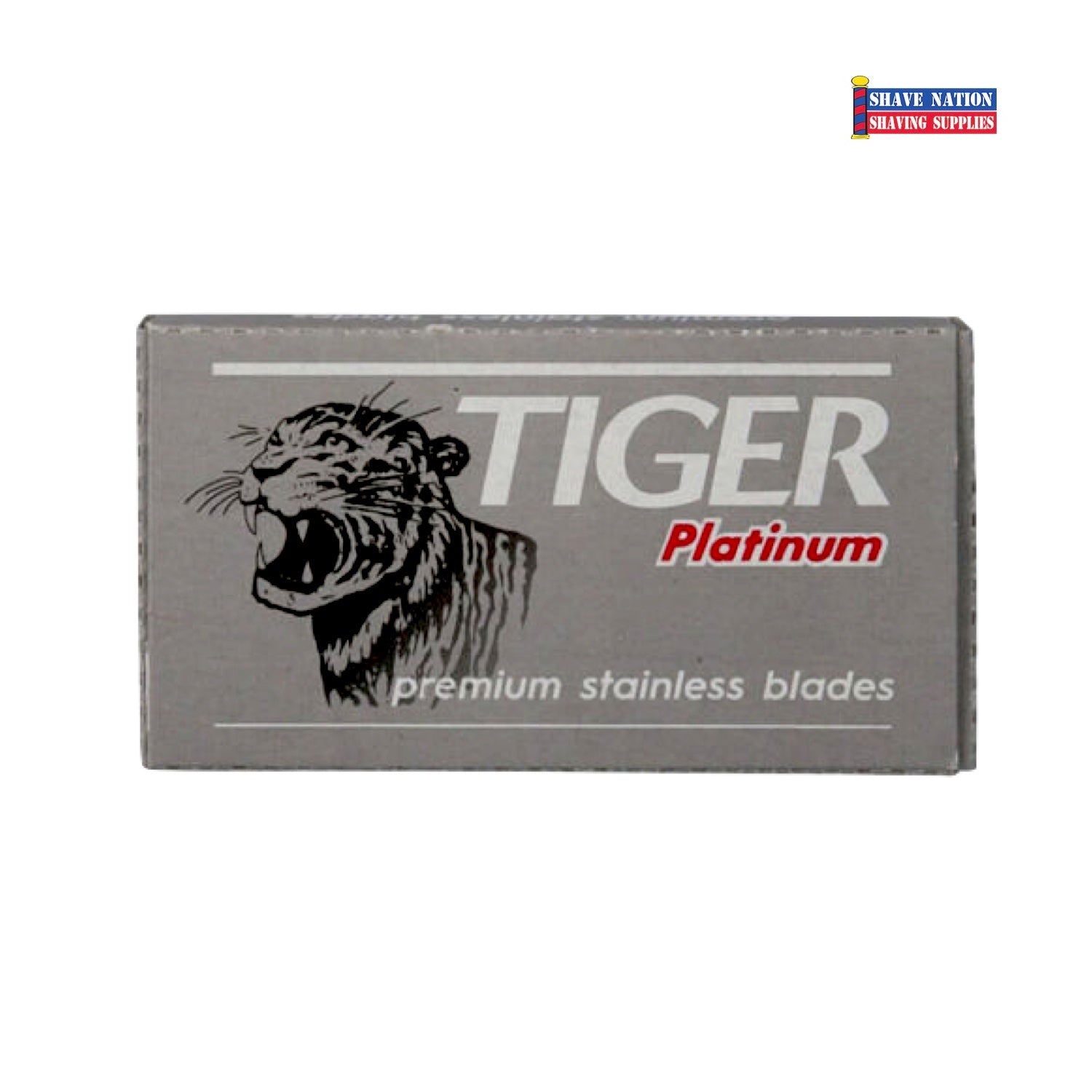 Premium Platinum DE Razor Blades - 5 Pack | Ultra Sharp Stainless Steel Double Edge Safety Razor Blades for Men | Perfect for Shaving, Grooming & Travel