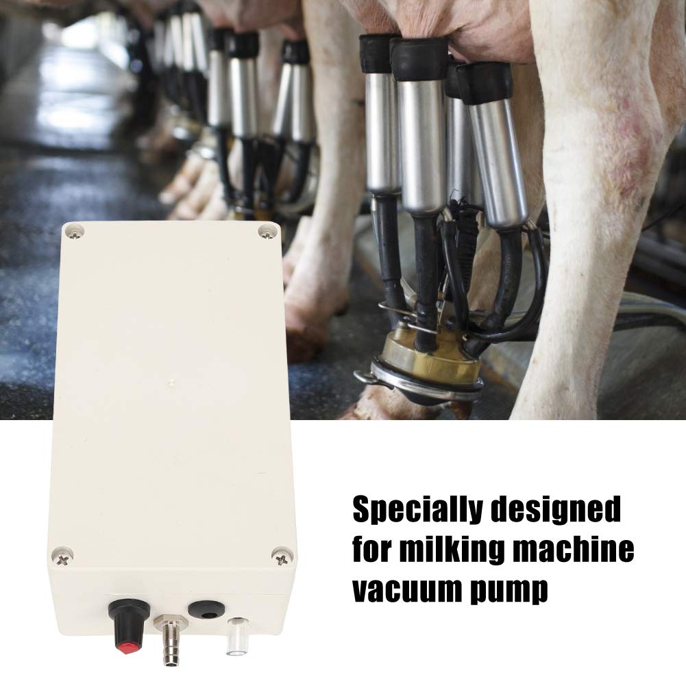 12V 48W Portable Electric Milking Vacuum Pump - Pulsating Milker Machine for Goats, Sheep, Cows, Horses & Donkeys | Durable Farm Equipment for Dairy Animals | Perfect for Small Farms, Homesteads & Veterinary Use