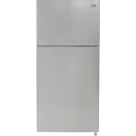 Avanti 30 Inch 18 cu. ft. Top Freezer Refrigerator FF18D0W - Energy Efficient Freestanding Fridge for Apartments, Dorms & Small Kitchens