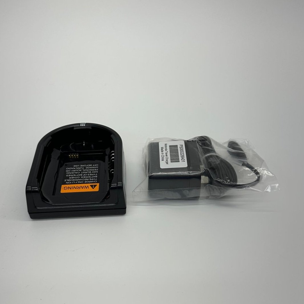 Motorola HKPN4008A CLP Series Single Unit Charger Pod - Fast Charging Station for Business & Office Walkie Talkies | Compatible with Motorola Two-Way Radios | Perfect for Warehouse, Retail, and Security Teams