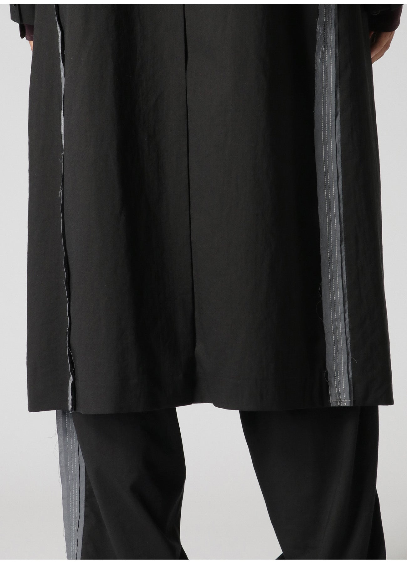 Soft & Stylish Cotton Lyocell Long Jacket for Women - Elegant Broad Design with Decorative Cloth Trim | Perfect for Spring Layering, Office Wear & Casual Outings