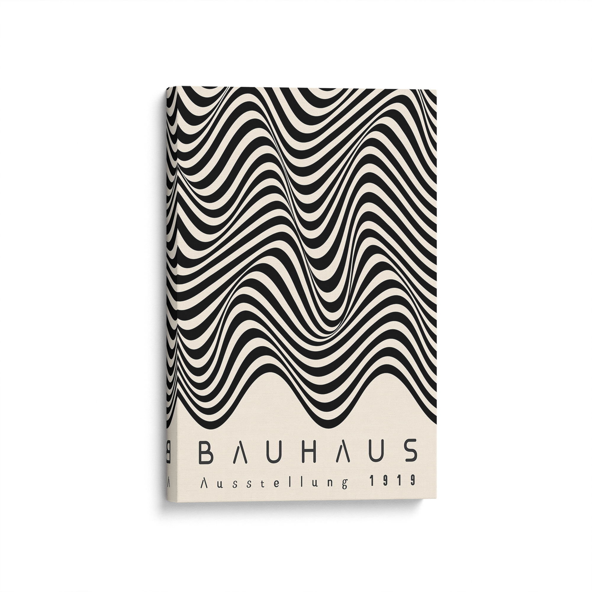 Bauhaus Wall Art Set of 2 - Modern Abstract Canvas Paintings for Living Room & Office Decor