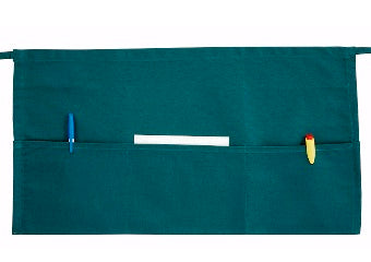 Green Waist Apron with 3 Pockets - 12.5 x 21.75 Inches - WA 1221 G NRE #022088 - Perfect for Cooking, Gardening & DIY Projects