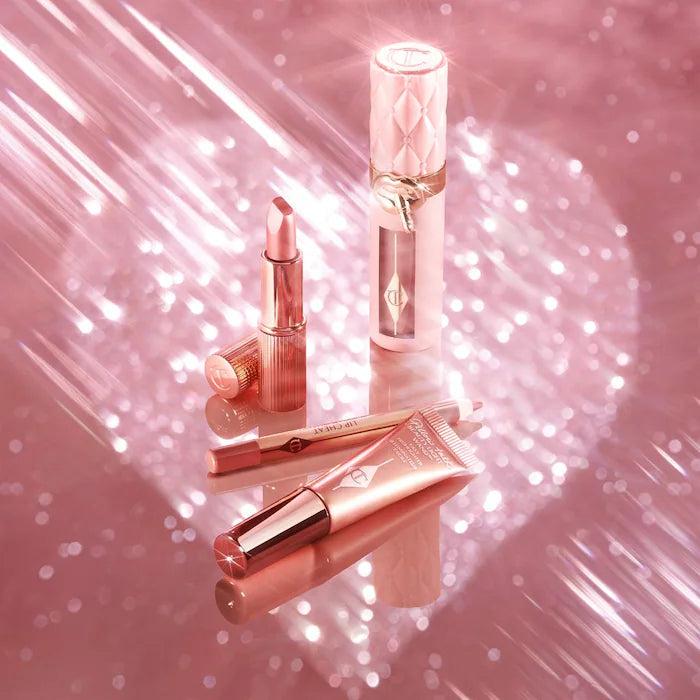 Charlotte Tilbury Pillow Talk Lip & Cheek Set - Iconic Secrets Duo for Flawless Makeup | Perfect for Date Night & Everyday Glam