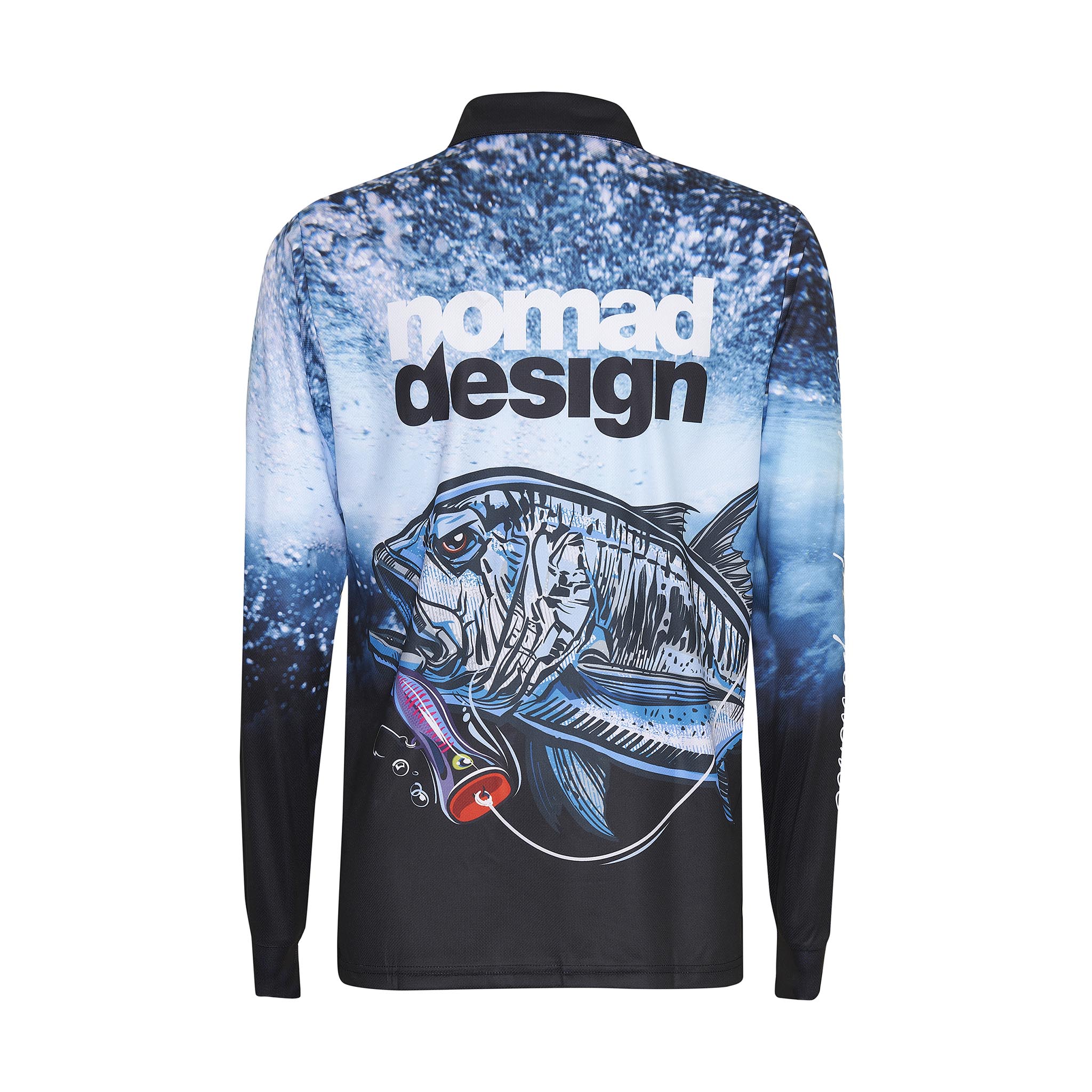 Tech Fishing Shirt with Collar - Quick Dry & UV Protection for Outdoor Fishing | Perfect for Saltwater & Freshwater Anglers