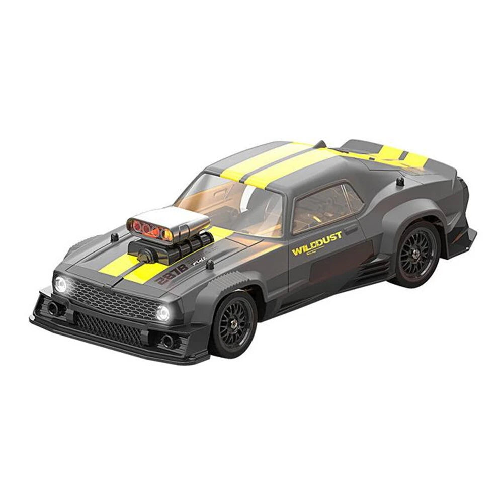 KAMTOM DC163A 1/16 Scale 4WD High-Speed Drift RC Car - 50km/h, ESP Gyro Stabilizer, LED Headlights - Perfect for Indoor/Outdoor Racing, Drifting & RC Car Enthusiasts