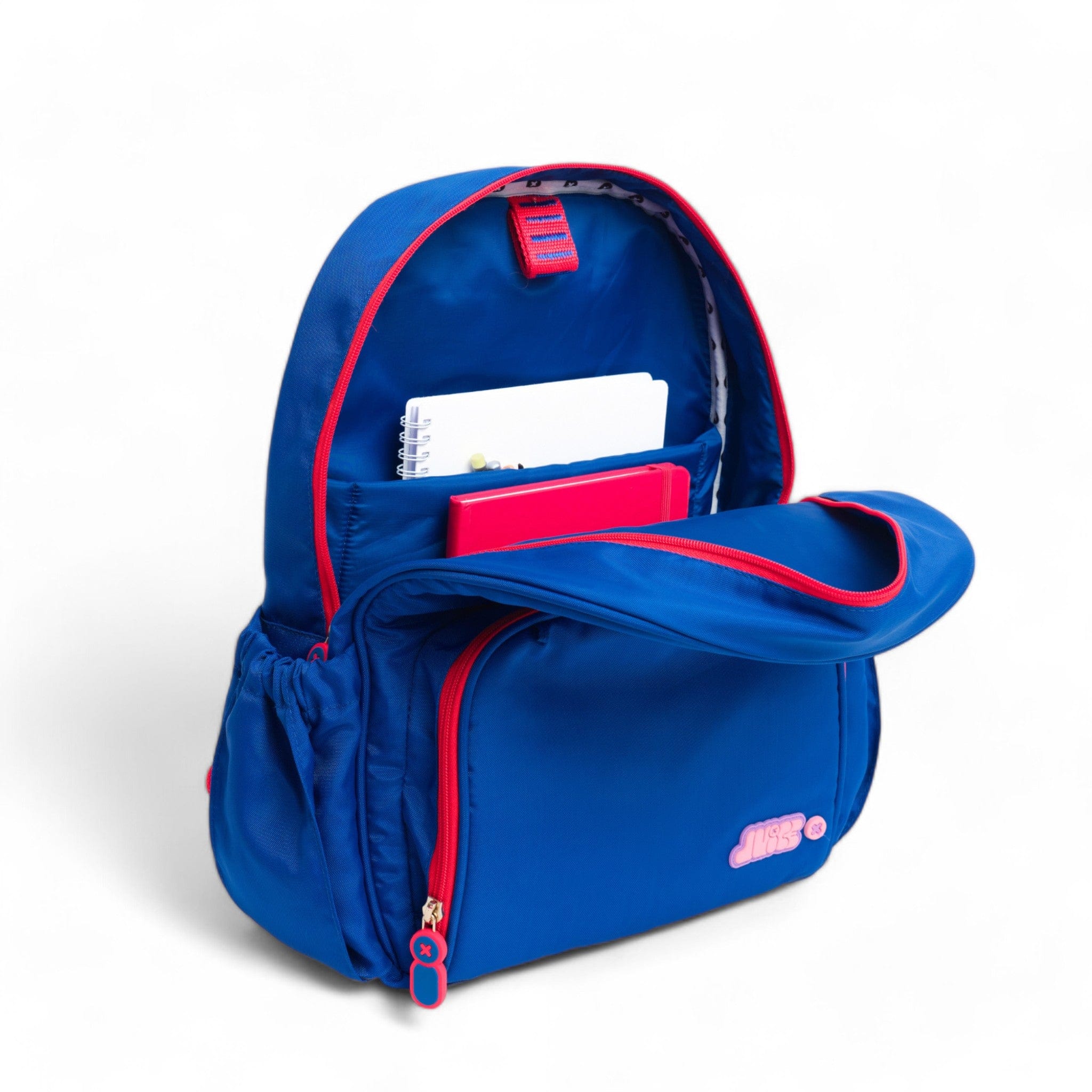 Moji Medium Backpack for Women & Men - Lightweight Travel Backpack, Water-Resistant College School Backpack with Laptop Compartment (Bomba Blue) - Perfect for Work, School & Outdoor Adventures