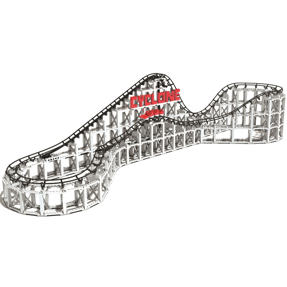 CDX Blocks Cyclone Roller Coaster Building Set - 900+ Pieces STEM Educational Toy for Kids, Perfect for Birthday Gifts & Creative Playtime Fun