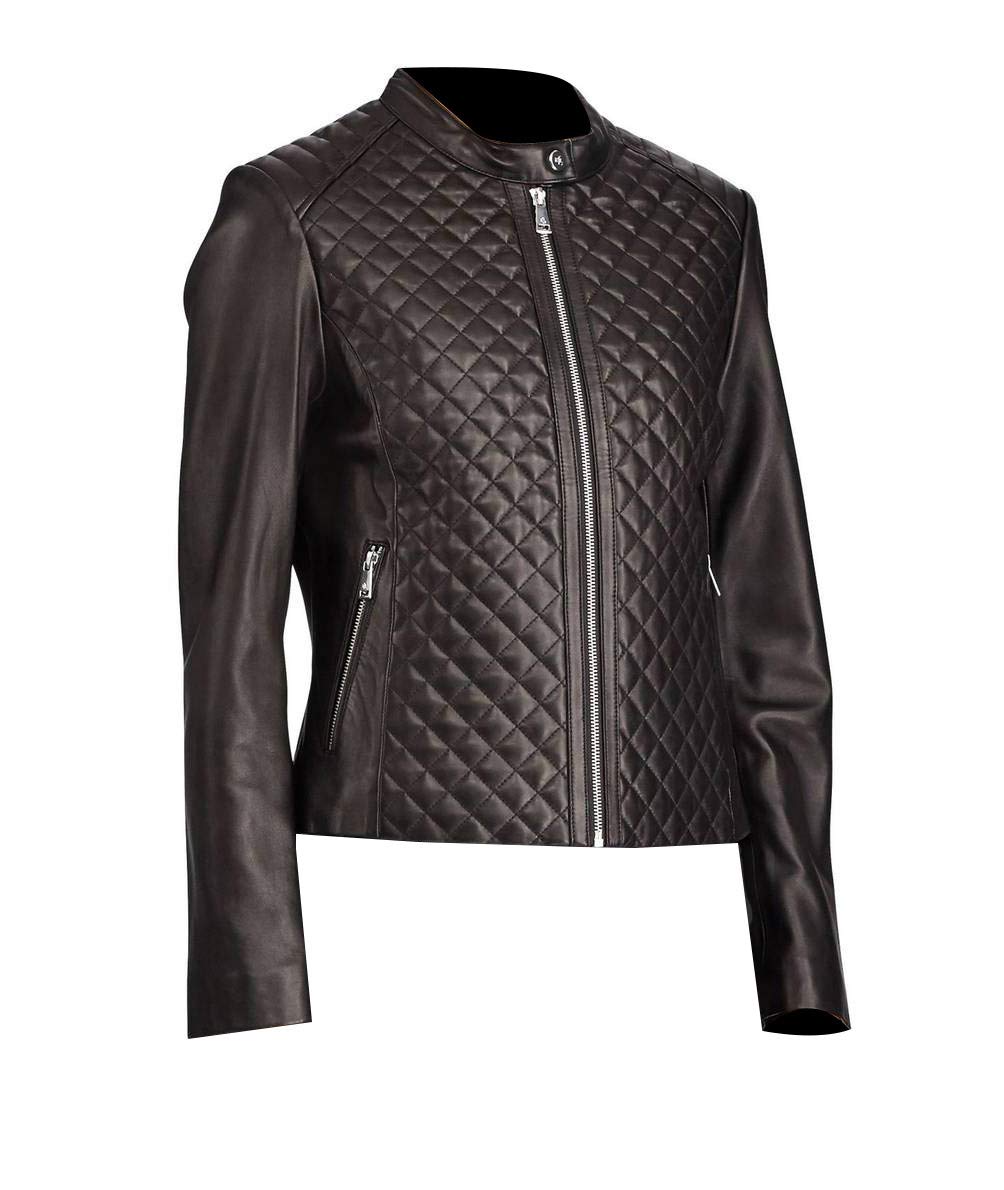 Stylish PU Leather Jacket for Women - Faux Leather Motorcycle Jacket - Trendy Synthetic Leather Coat for Fall & Winter Fashion | Perfect for Casual Outings, Nightlife & Biker Looks