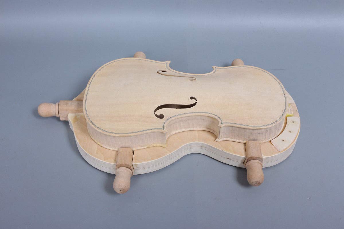 Yinfente 4/4 & 3/4 Violin Cradle Tool - Professional Violin Making & Repair Tool for Luthiers - Secure Violin Body Holder for Carving & Maintenance - Perfect for Workshop & Instrument Repair