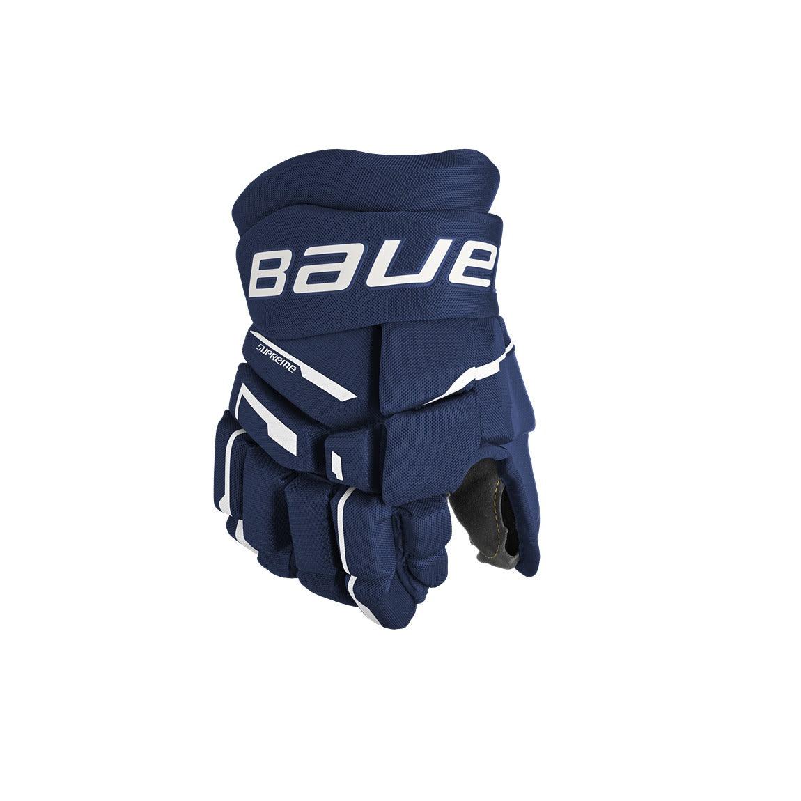 Bauer Supreme M3 Junior Hockey Gloves - Lightweight Protective Gear for Youth Players - Perfect for Ice Hockey Practice & Games