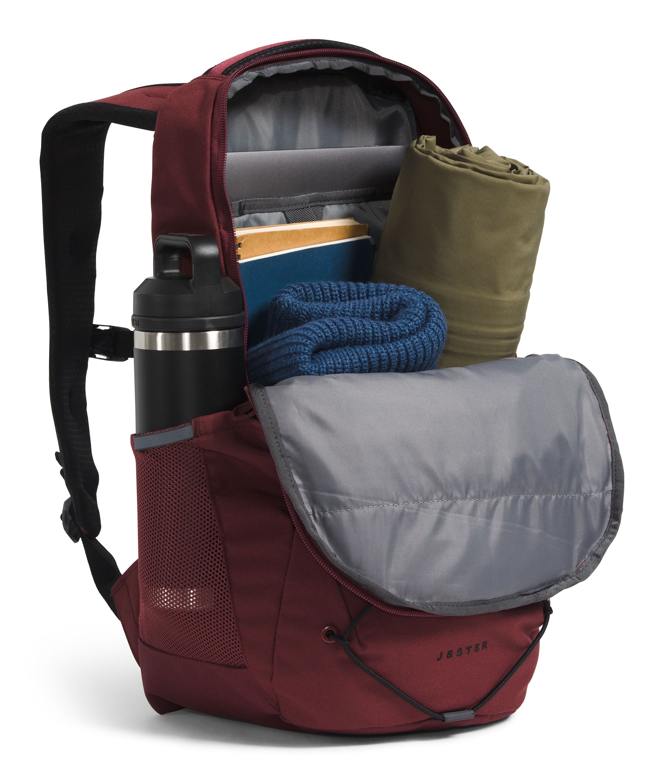 The North Face Jester Backpack - Durable School & Travel Backpack for Men & Women - Water-Resistant Laptop Backpack with USB Port - Perfect for College, Hiking & Commuting