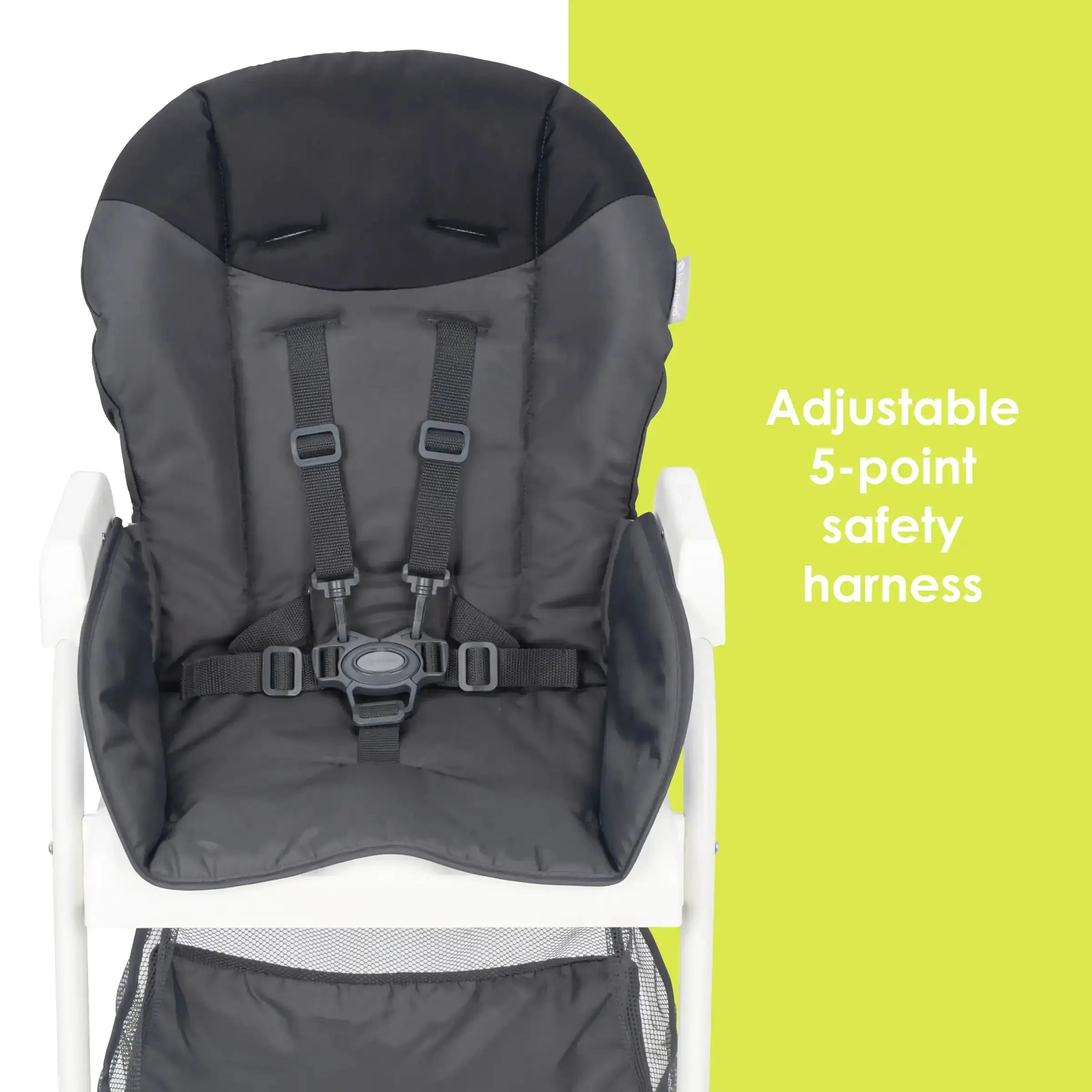Portable Flat Fold High Chair for Babies & Toddlers - Lightweight, Space-Saving Baby Dining Chair for Home, Restaurant & Travel Use