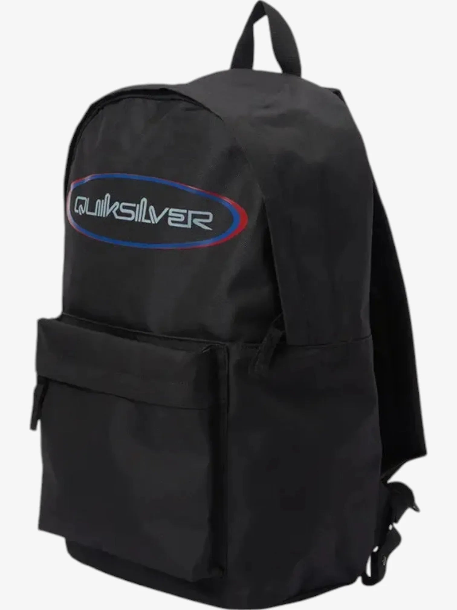 Quiksilver The Poster Logo Backpack - Stylish Black School & Travel Backpack for Men & Women - Perfect for College, Commuting & Outdoor Adventures