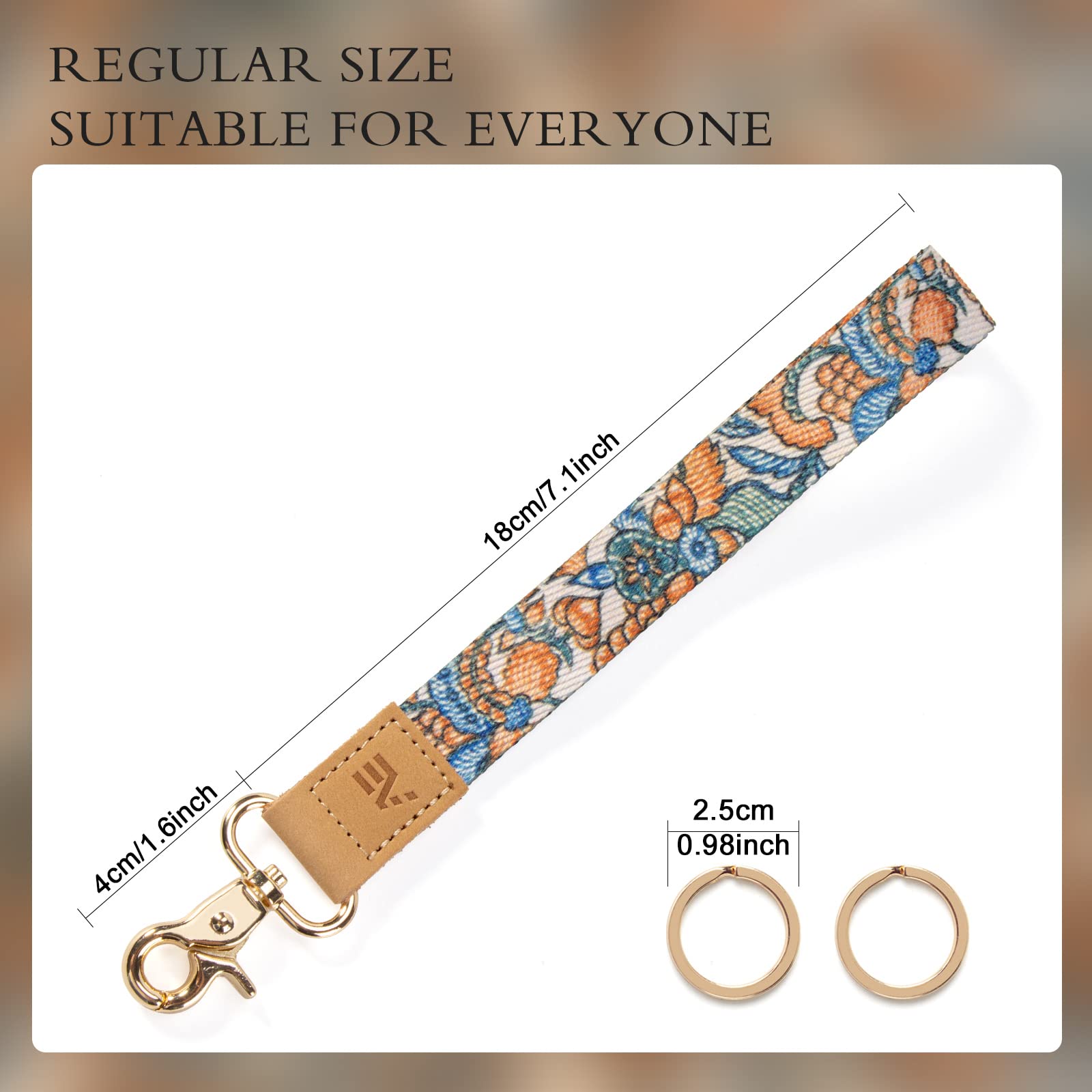 EcoVision Cute Keychain Lanyards for Women - Keys & Badge Holder for Office, Gym