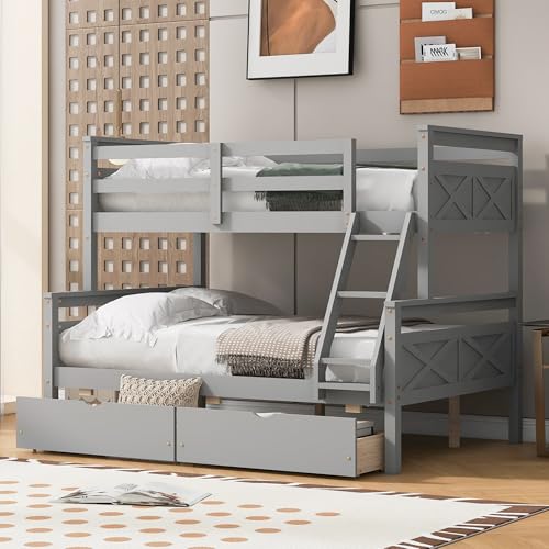 Grey With Drawers