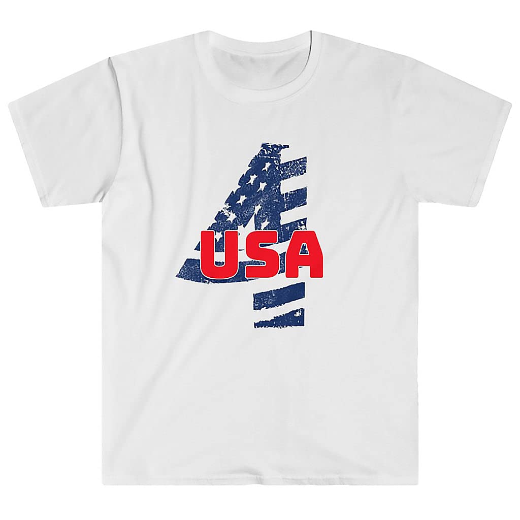 Fire Fit Designs Patriotic T-Shirts for Men - American Flag Graphic Tee, 4th of July USA Shirts, Independence Day Outfit | Perfect for BBQ Parties, Fireworks Shows & Patriotic Events