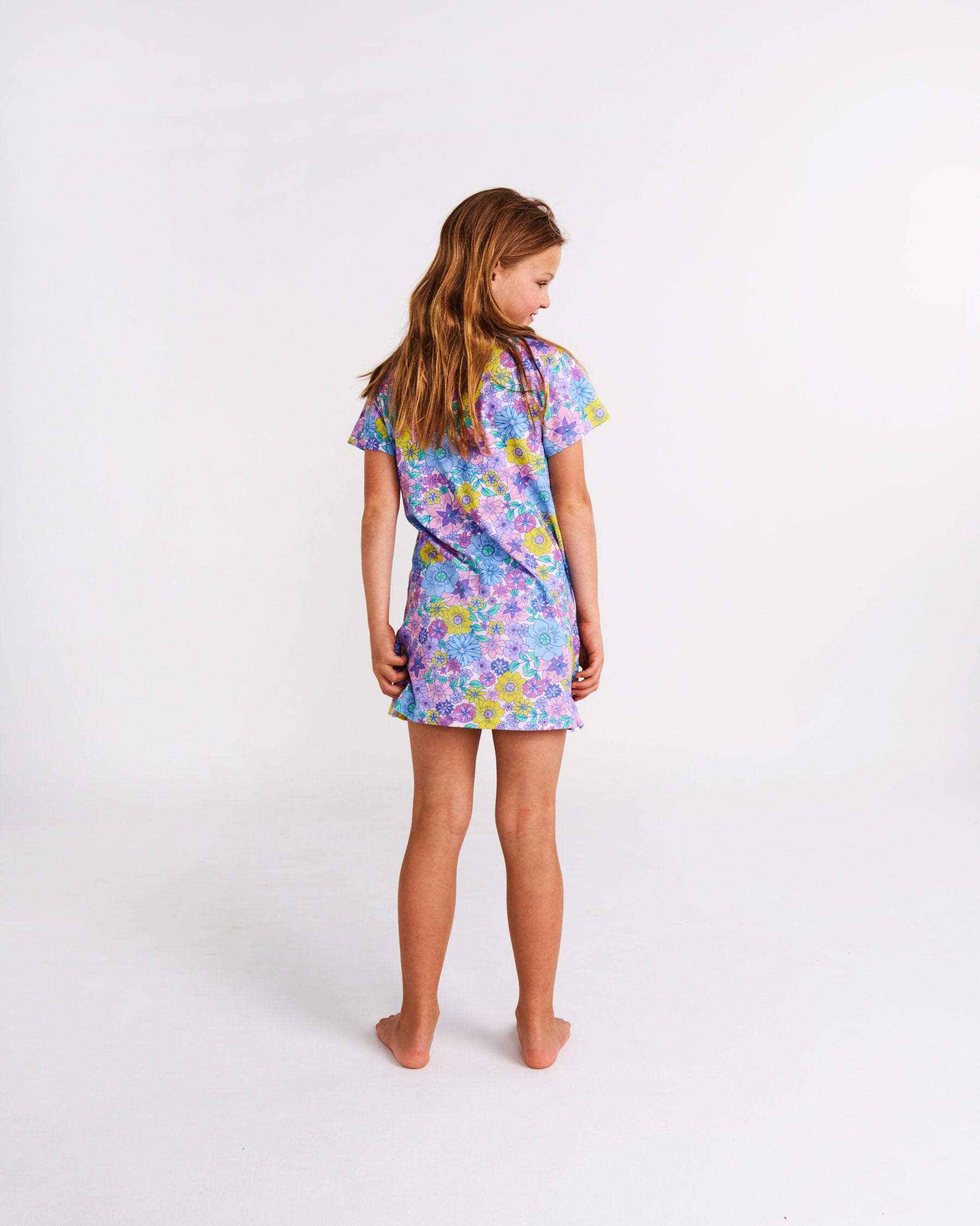 Organic Cotton Short Sleeve Nightgown for Women - Soft & Comfortable Sleepwear for Summer Nights, Lounge Wear, and Relaxing at Home