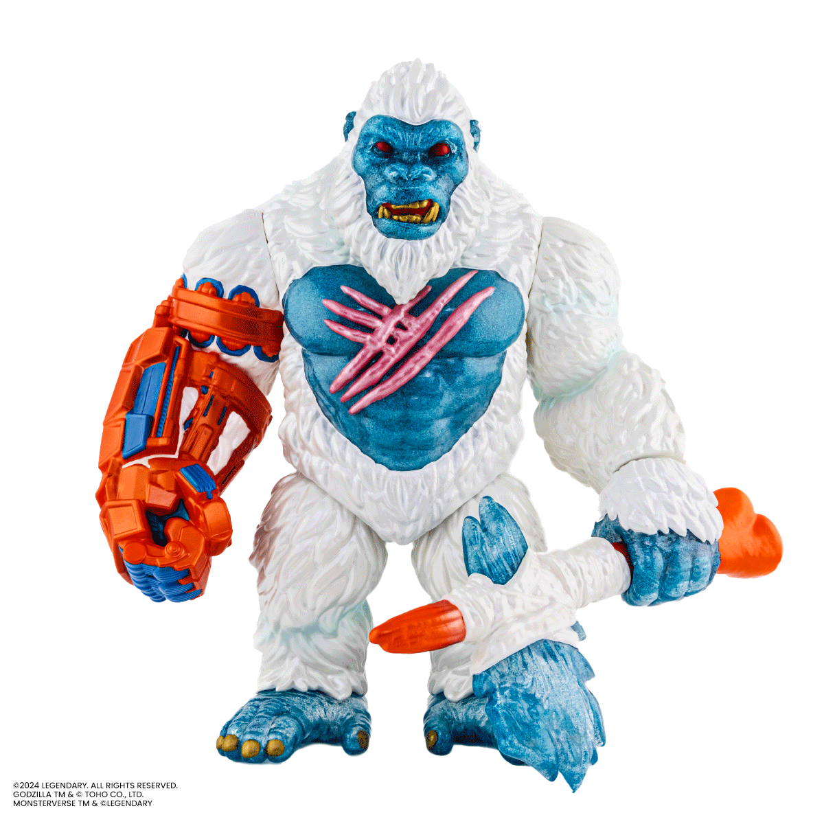 Godzilla x Kong: The New Empire Kong Soft Vinyl Figure - Primal Frost Variant Collectible Toy for Movie Fans & Pop Culture Enthusiasts | Perfect for Display, Gifts, and Anime Collections