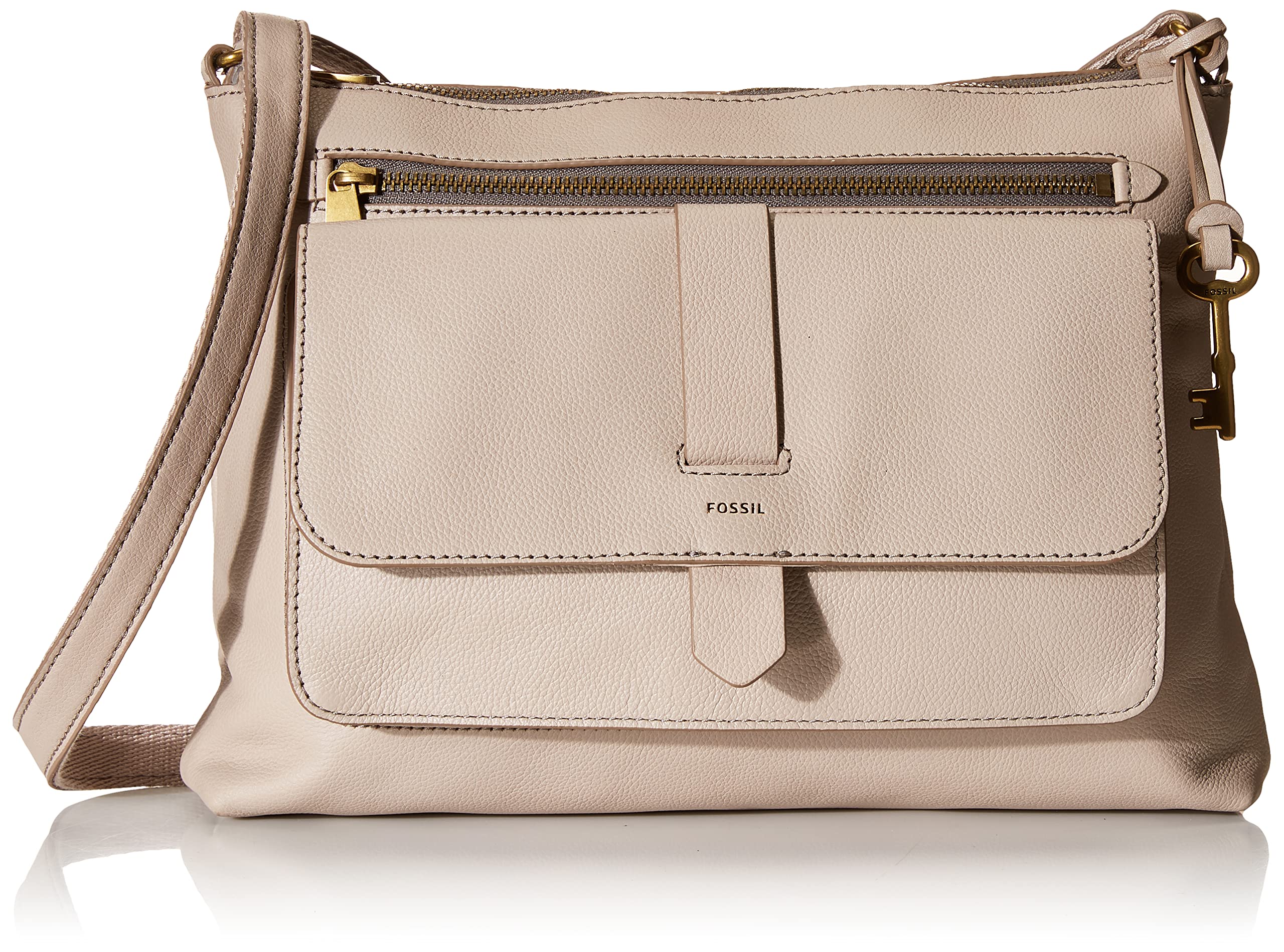 Fossil Women's Kinley Large Crossbody Purse Handbag - Stylish Leather Shoulder Bag for Everyday Use, Work & Travel