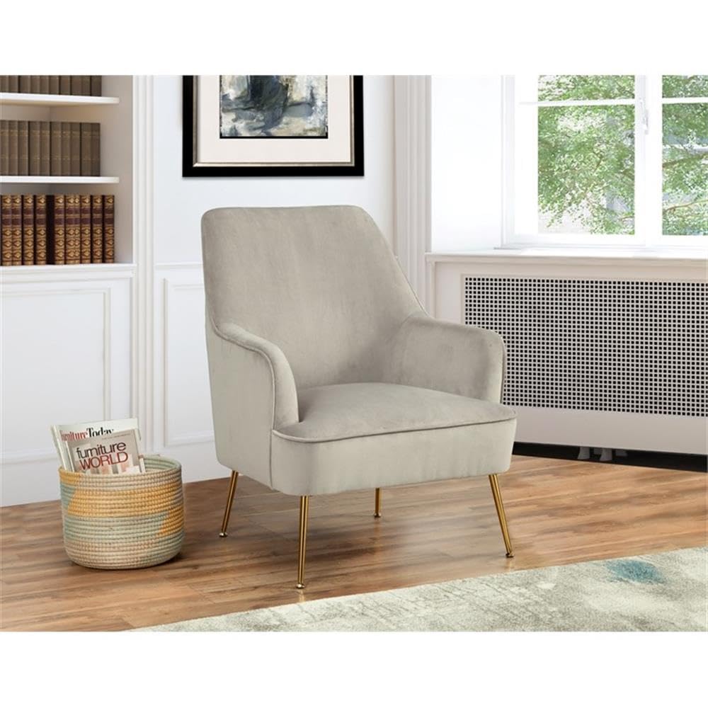 Alpine Furniture Rebecca Chair - Modern Grey Accent Chair 28