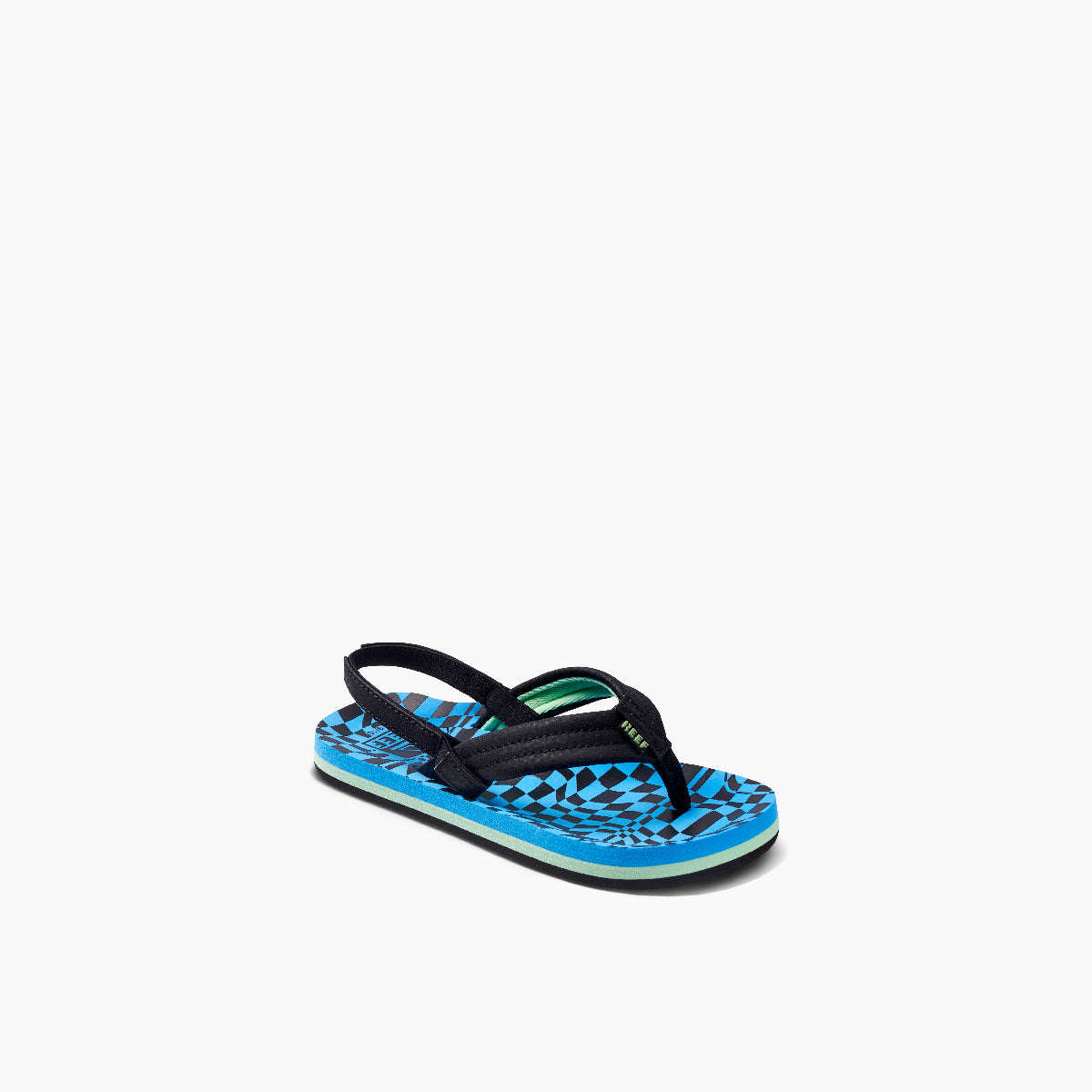 **Boys' Reef Toddler Ahi Swell Checkers Sandals - Comfortable Kids Beach Shoes for Boys, Non-Slip Waterproof Summer Sandals - Perfect for Beach, Pool & Outdoor Play**