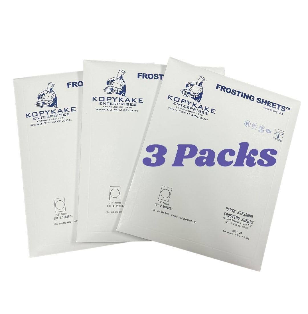 Premium Edible Frosting Sheets - 8