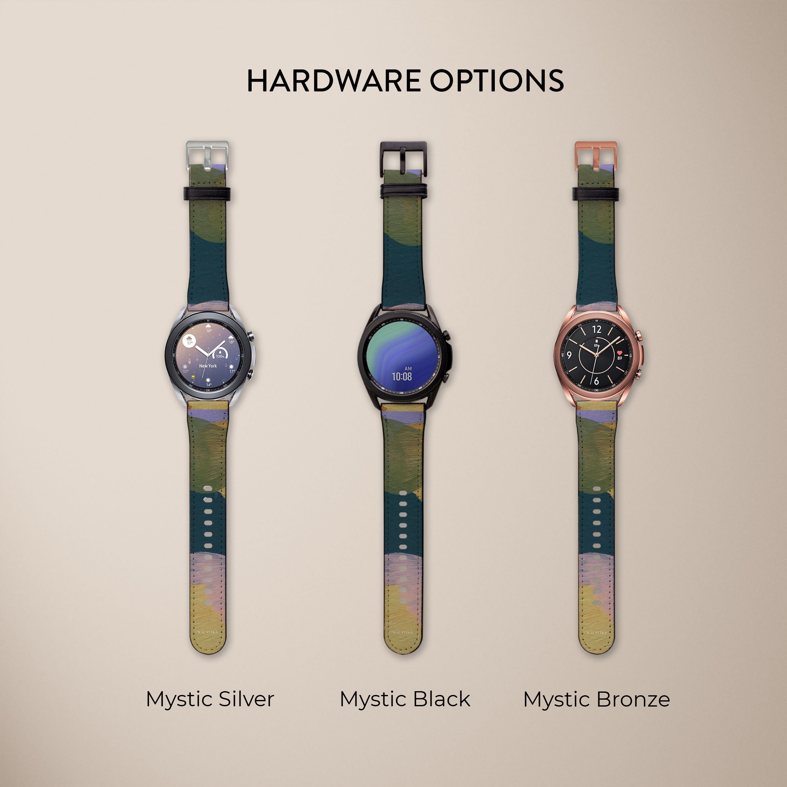 Premium Pale Canvas Galaxy Watch Band - Durable & Stylish Replacement Strap for Samsung Galaxy Watch - Perfect for Workouts, Outdoor Adventures & Everyday Wear