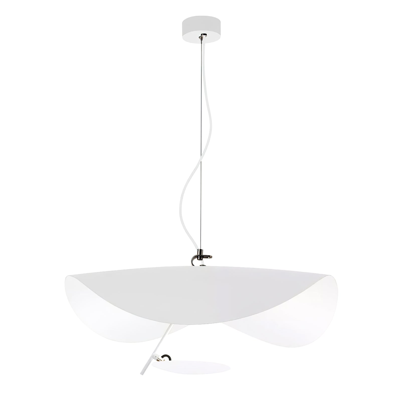 Modern Giorgio Pendant Light - Elegant Hanging Chandelier for Dining Room, Kitchen Island & Bedroom Lighting - Gold/Bronze Finish Glass Shade Ceiling Light Fixture
