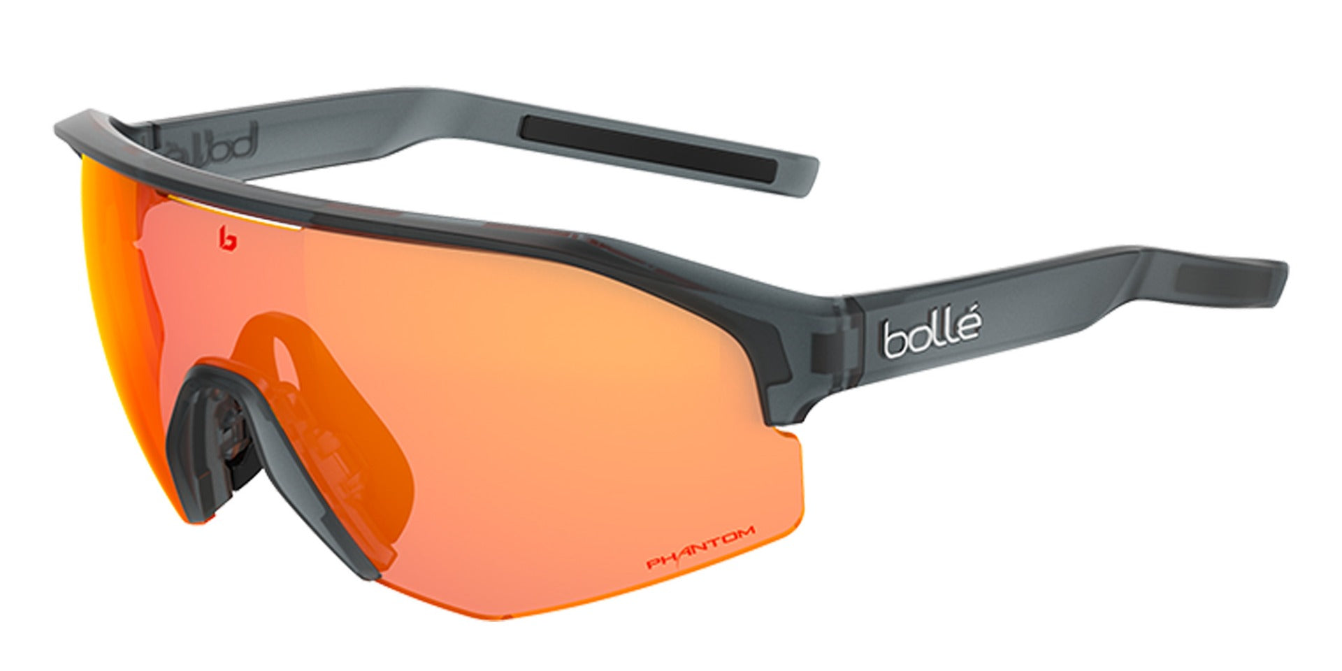 Bolle Lightshifter XL Polarized Sunglasses - UV Protection, Anti-Glare for Outdoor Sports & Driving - Lightweight & Comfortable for Running, Cycling, Hiking