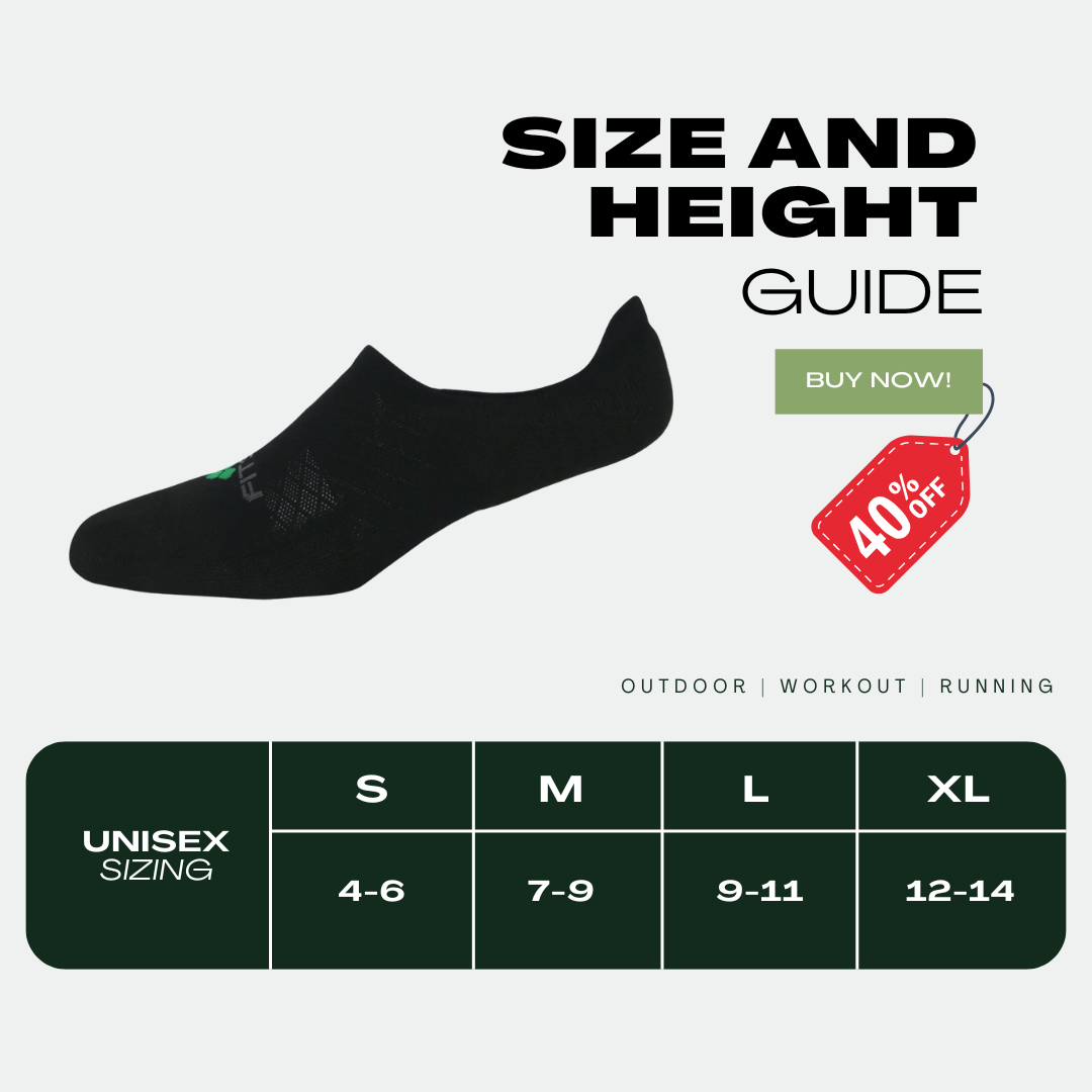 No Show Socks for Men & Women - 3 Pack Invisible Low Cut Liner Socks - Breathable & Comfortable for Sneakers, Loafers, and Dress Shoes