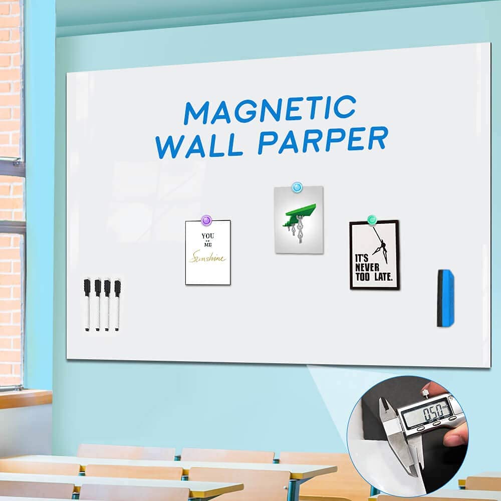 Large Magnetic Whiteboard Sticker for Wall - 72